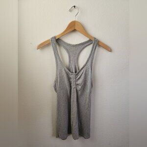 Splendid Racerback Tank Top Gray Medium‎